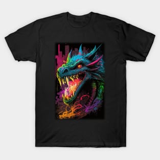 Dragon D&D Monster Graffiti T-Shirt